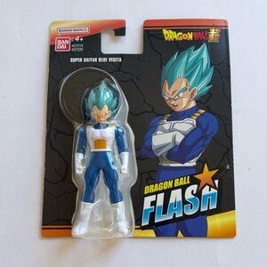 Anime Dragon Ball Flash Super Saiyan God Blue Vegeta Bandai Figure Statue Gift